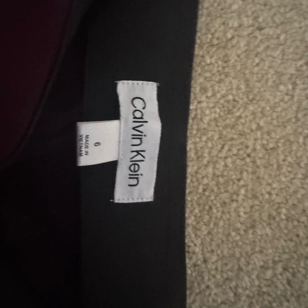 Cal Plum Ponte Slim Leg Pants